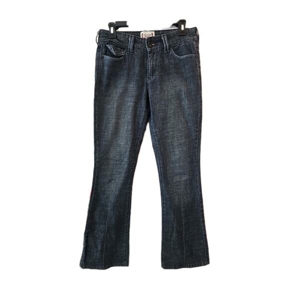 Levi Strauss Signature Jeans Misses 4 Blue Bootcut Low Rise Stretch Denim Vtg - Picture 1 of 5